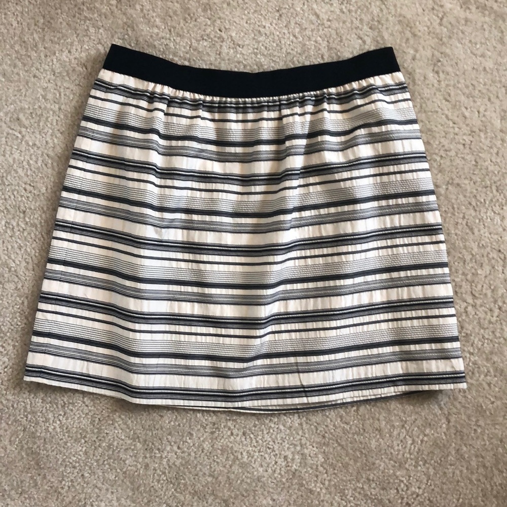 LOFT striped skirt